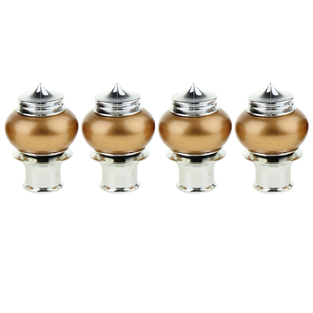 4 stk pakke gardinstangender dekorative gardinstenger finaler vindusgardin gardinstang endestykker dia . 28mm: Lys måke stil 2