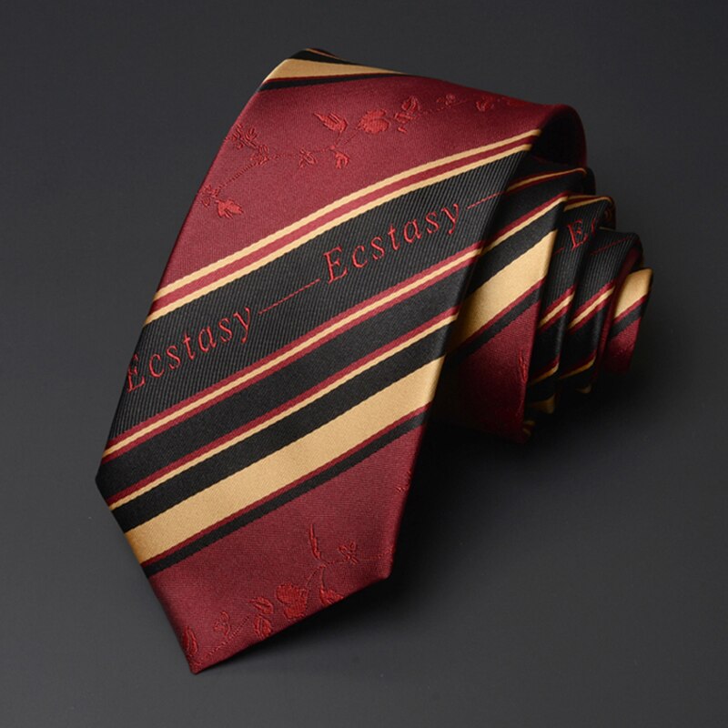 Neue 7CM Gestreiften Krawatten Für Frauen &amp; Männer Business Arbeit Krawatte Casual Student Neck krawatte Mit Box: HZ720