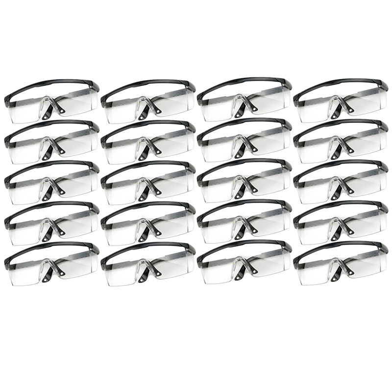 1/40pcs Work Safety Anti-Splash Eye Protection Goggles Glass Windproof Dustproof Waterproof Protective Glasses Cycling Goggles: Ivory