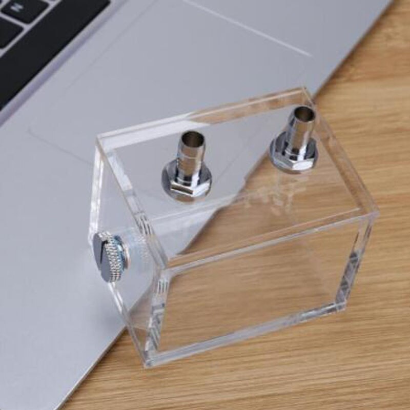 200ml G1/4 Thread Port Acrylic PC Water Cooling Tank For Computer PC Water Cooling System With Tube Connector Water Block