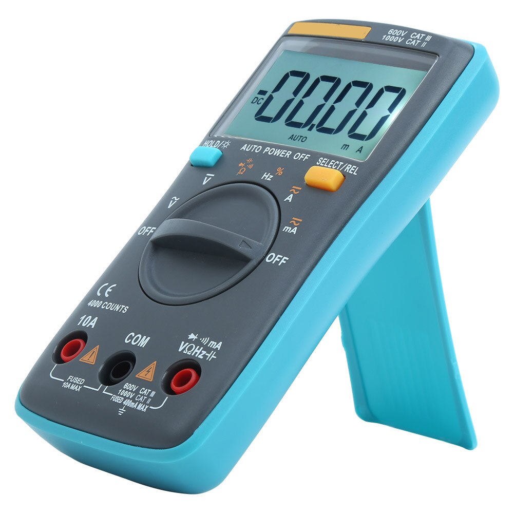 ZT100 4000 Count Auto Range Digitale Multimeter Ac/Dc Spanning Weerstand Capaciteit Tester Lcd Multimeter