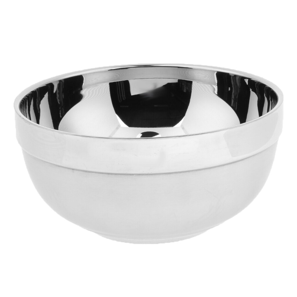 Stainless Steel Catering Washing Mixing Bowl Flat Base Microwave Dishwasher Outdoor Camp Cooking Supplies Outdoor Tableware: 16cm
