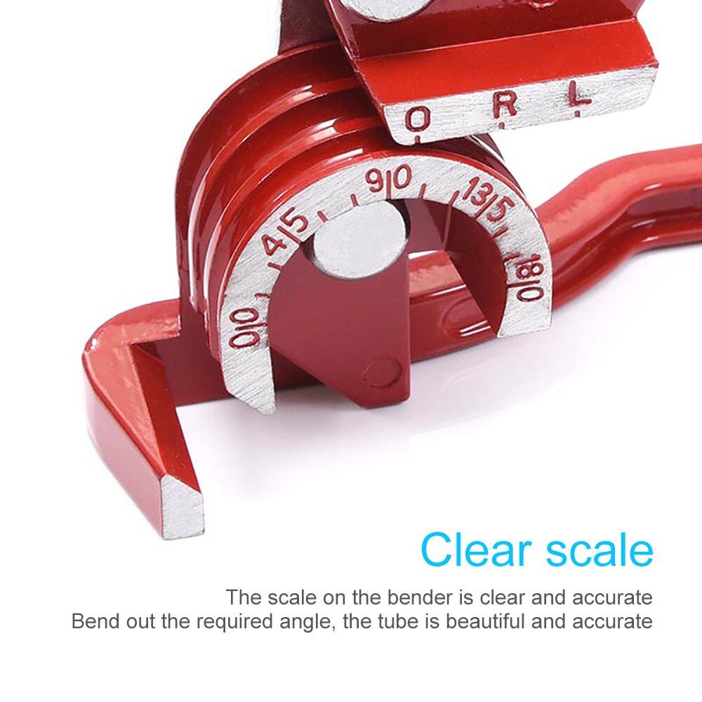 3 In 1 180Degree 6MM / 8MM / 10MM Pipe Tube Bender / Copper Tube / Air Conditioning Tube Manual Elbow Tool Bending Machinery