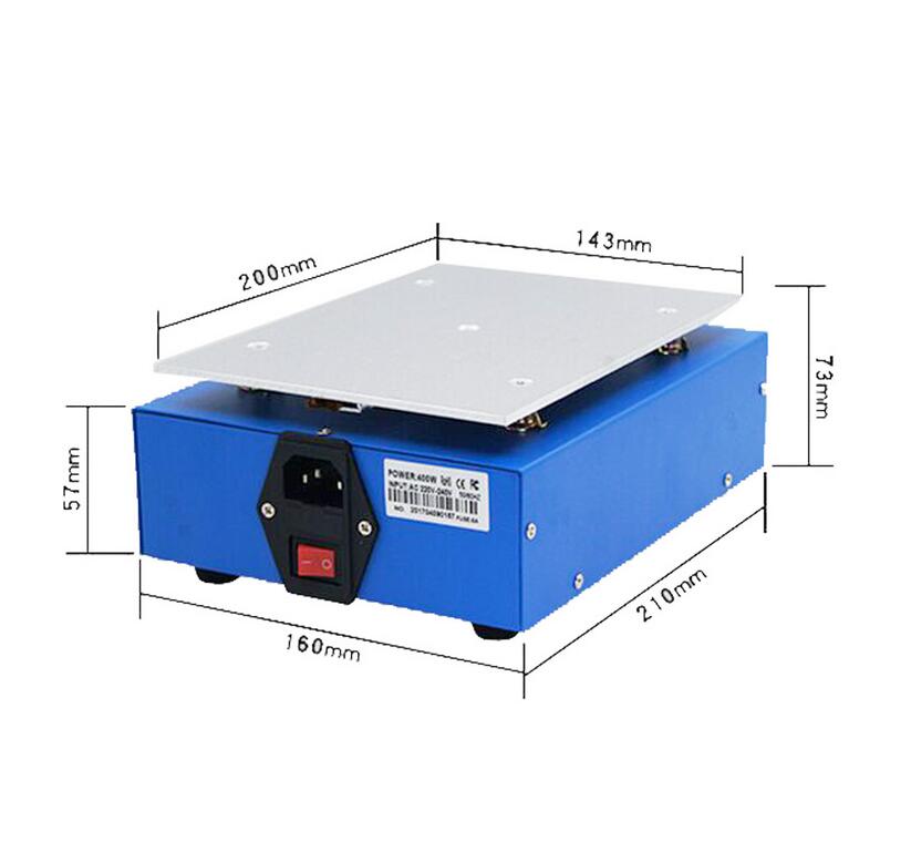 UYUE 946s Preheat Station 220V 400W 140X200mm Preheater Digital Platform Heating Plate For Phone LCD Screen Separator Machine