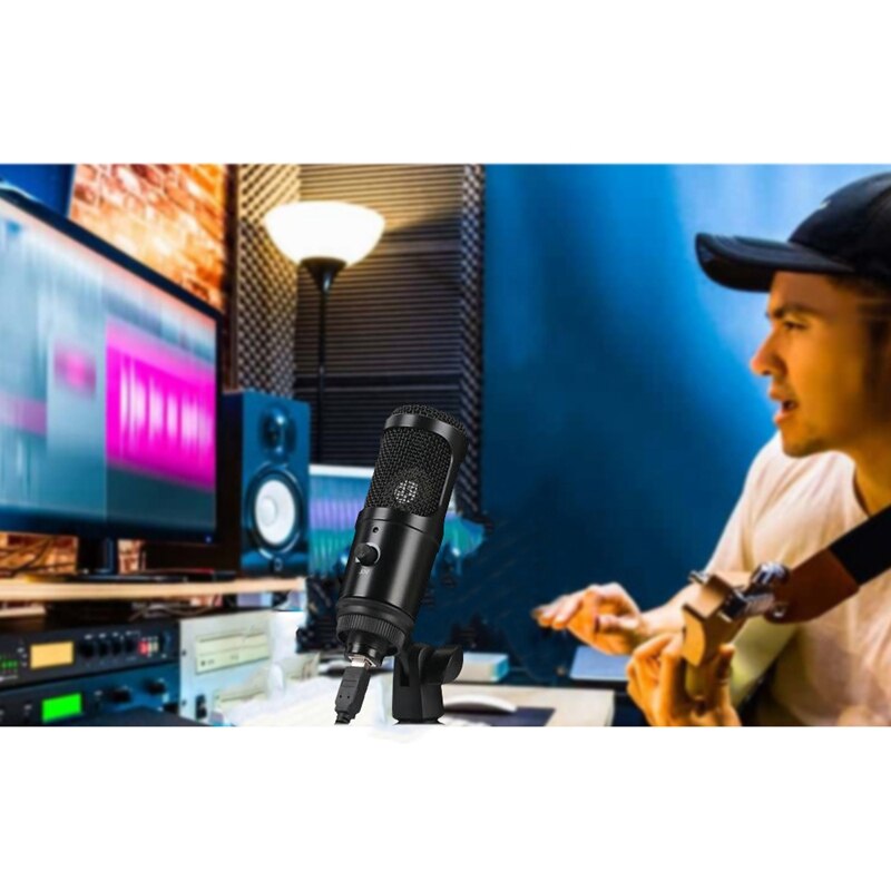Usb Condenser Microphone 192Khz/24Bit High Sampling Rate Desktop Stand Computer Recording Condenser Microphone Set