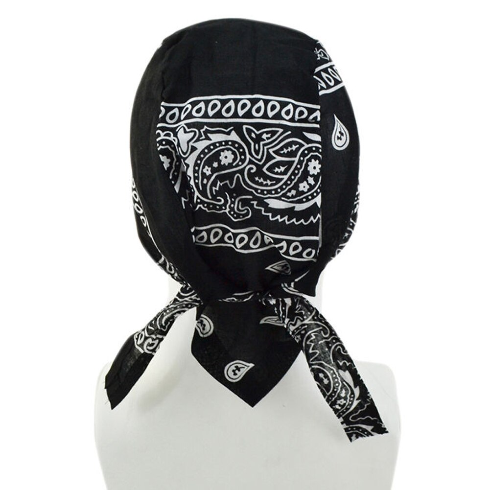 Sweatproof jazda na rowerze nosić Bandana zawinąć kobiety męska czaszka czapka Du szmata motocykl czapka kolarska Gorra Ciclismo #1120: czarny