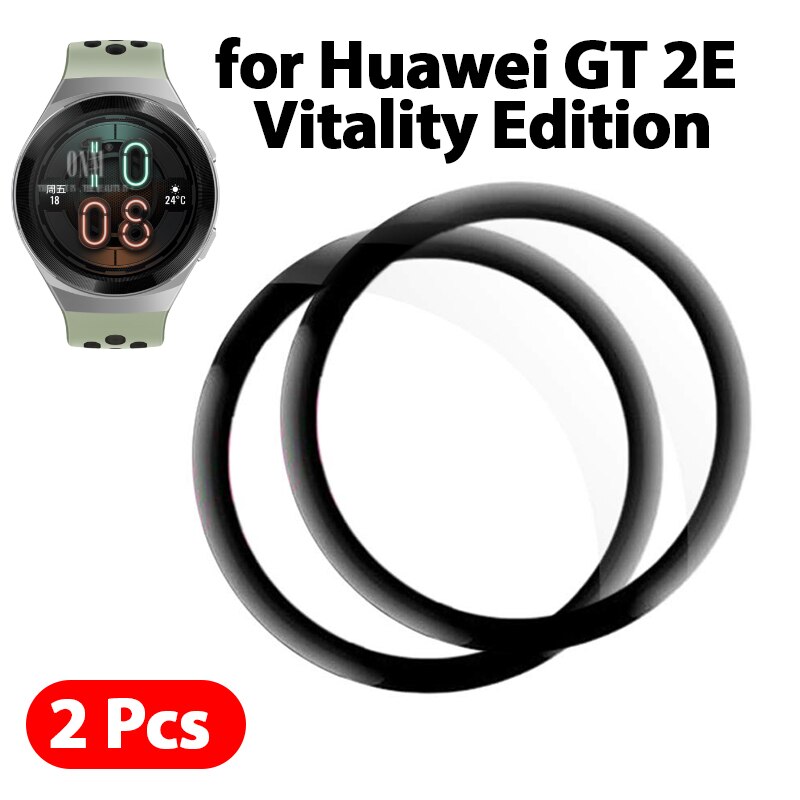 GT2E 5D Gebogene Rand Vollen Abdeckung Weichen Schutzhülle Film Abdeckung Für Huawei Uhr GT 2e Sport Vitalität Bildschirm Schutz (nicht Glas): gebogen Kante 2Stck