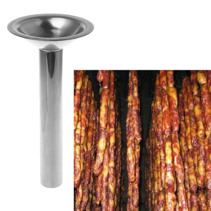 Hachoir à viande en acier inoxydable, remplisseur de saucisses, Tube en corne, #10, 2022