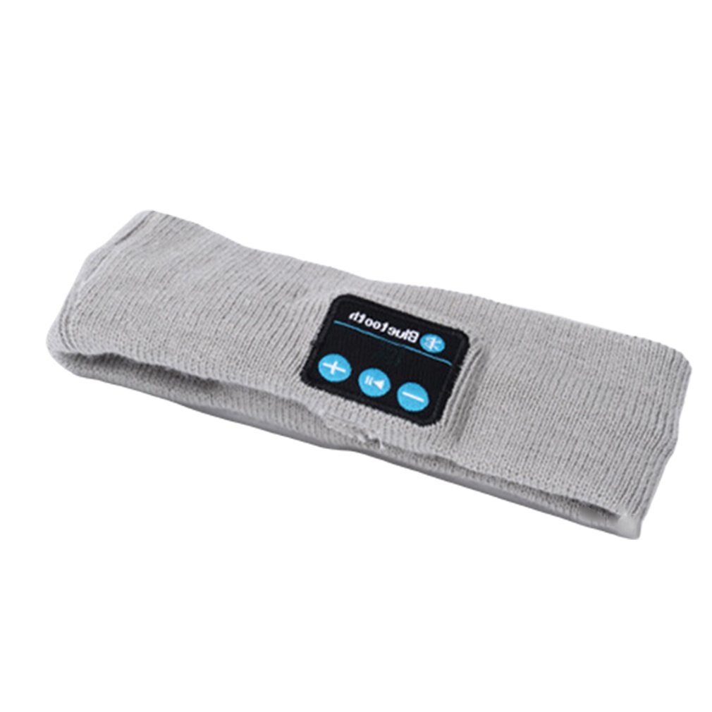 V5.0 Draadloze Hoofdband Multifunctionele Muziek Zweet-Absorberende Sport Hoofdband Draadloze Muziek Sport Hoofdband: light gray