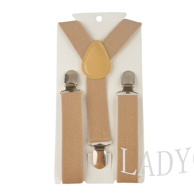 Soild Color Children Belt Baby Boys Girls Suspenders Clip-on Y-Back Braces Elastic Kids Adjustable suspenders suspenders: a26