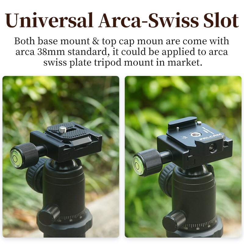 Ulanzi FALCAM F38 Universal Gimbal Arca Swiss Quick Release System Quick Release Plate Clamp Quick Switch For DSLR Camera Tripod
