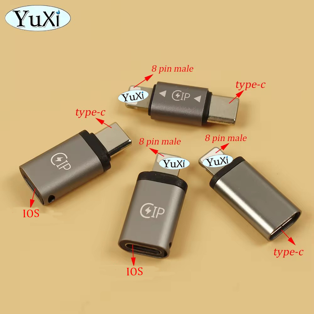 1PC Buchse zu Typ C Stecker Kabel Adapter Schnell Ladung Adapter Multifunktion kabel konverter für iPhone Typ C iOS Adapter