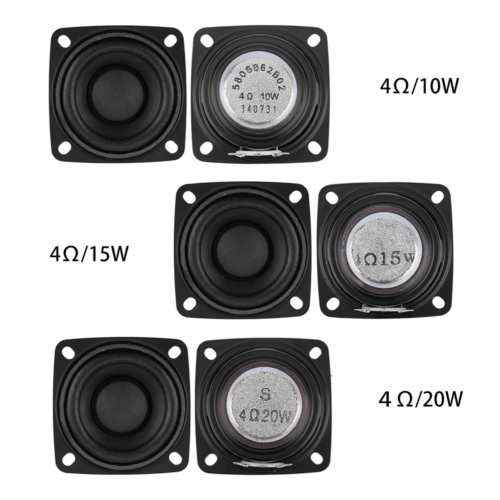 AIYIMA 2Pcs 2 Inch Full Range Speaker Driver 4 Ohm Radio Sound Versterker Luidspreker 10W 15W 20W DIY HIFI Bluetooth Speaker