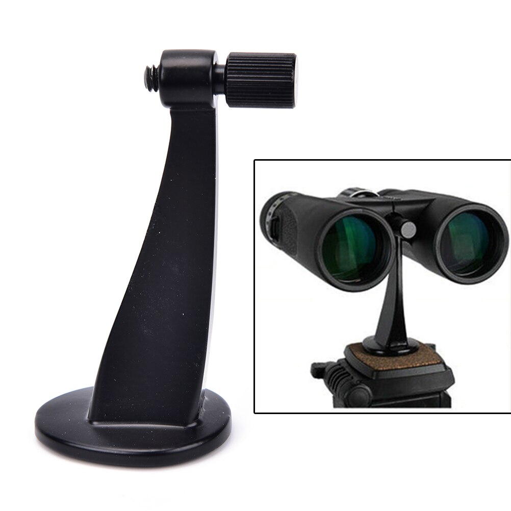 Universal Metal Black Ful Binoculars Telescope Tripod Adapter Standard Fit / Fits All Standards