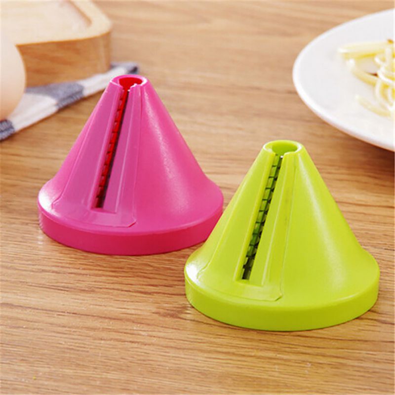 Gadget Funnel Model Vegetable Shred Device Spiral Slicer Carrot Radish Cutter Kitchen Tool 1 pcs