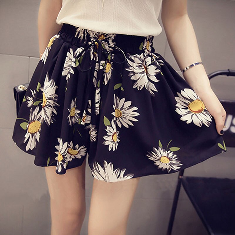 Pantalones cortos elegantes de gasa de verano para mujer patrón de costura Plantilla de corte de dibujo de ropa DIY M42