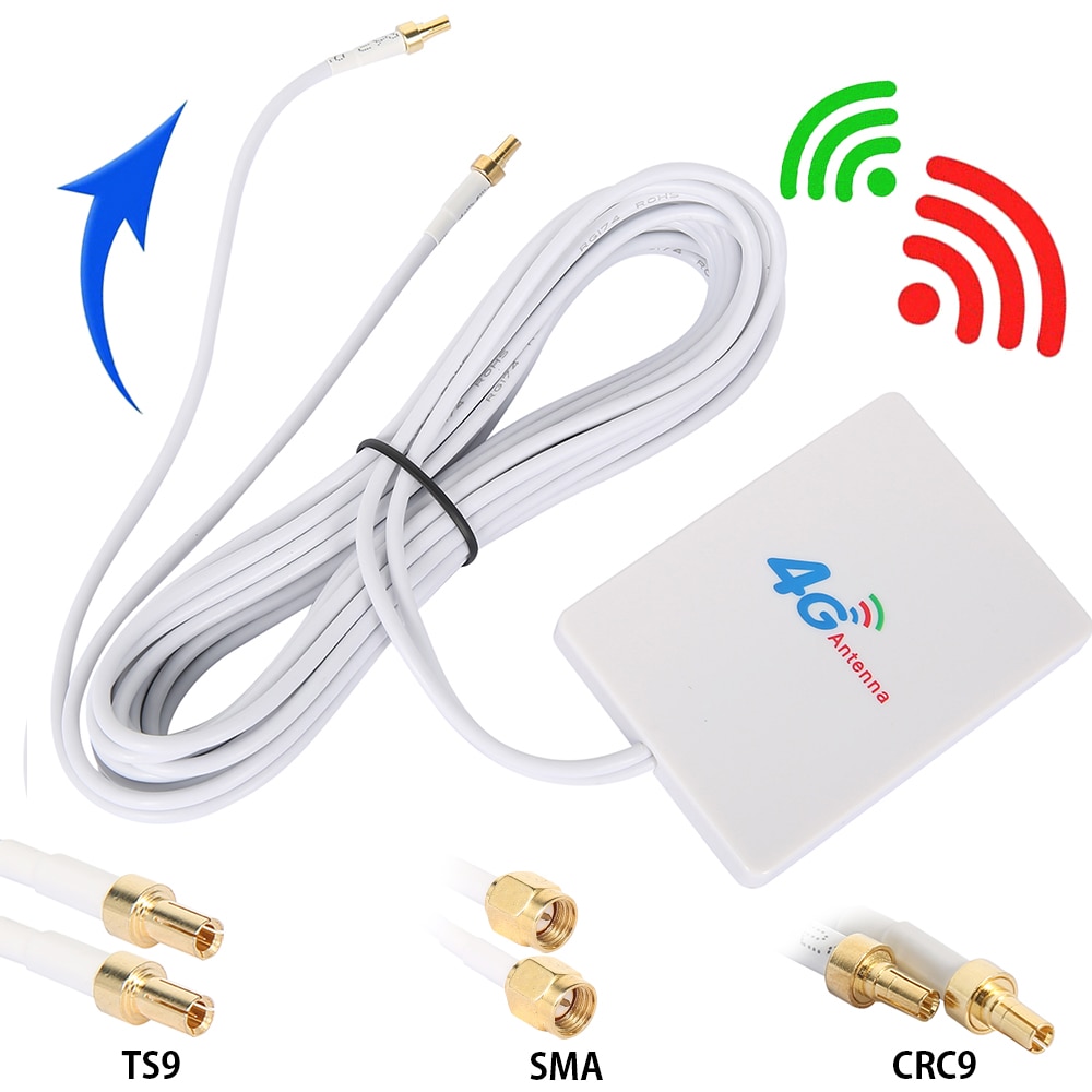 4G/3G Mobile Router WiFi Antenna 50w Rated Power 10dbi Gain Router Modem Antenna External Antenna With TS9/SMA Connector