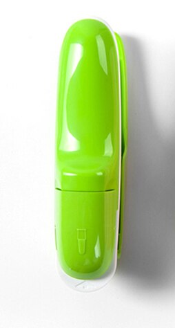 Stapleless Stapler Nail-free Stapling Machine Paper Fixed Students Stationery Office Supplies Safe Staplers Books Binding: Green
