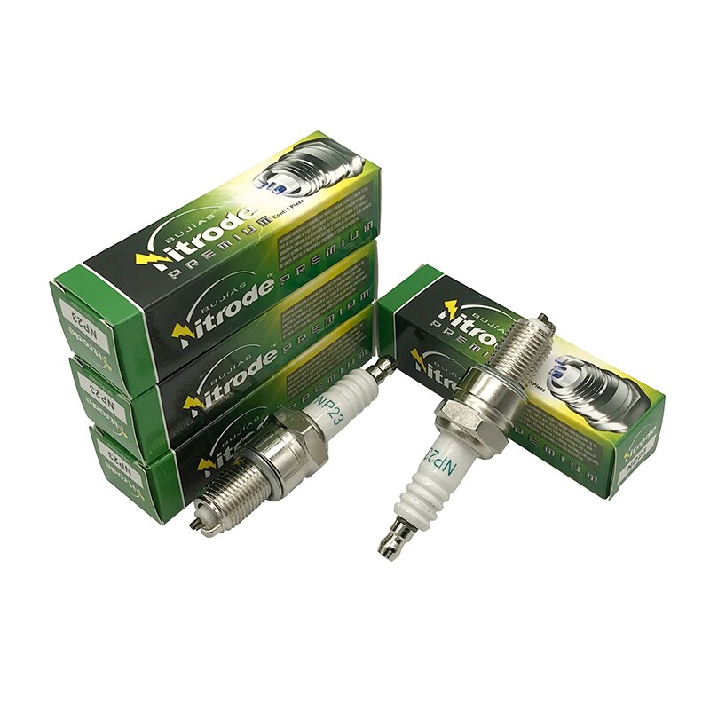 Bujía doble abierta NP23, 4 piezas, para BPR6ES, BPR6EIX, IW20, IW20TT, IW16, BPR5ES, W20EXR-U, WR7DC, RN9YC, F6RTC, SF426C, AGR22, VW20, RN10Y