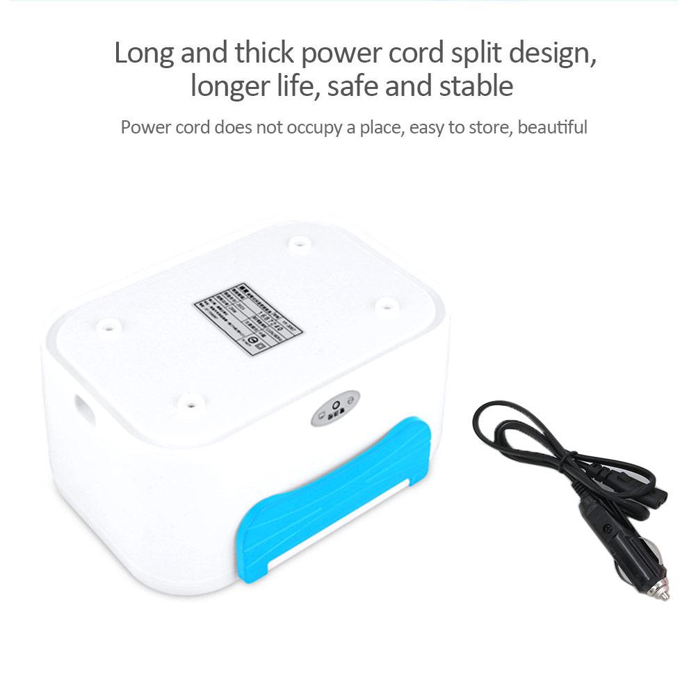 Household Car Plug-In Car Charger Car 12V Electronic Heating Insulation Fresh Heating Lunch Box