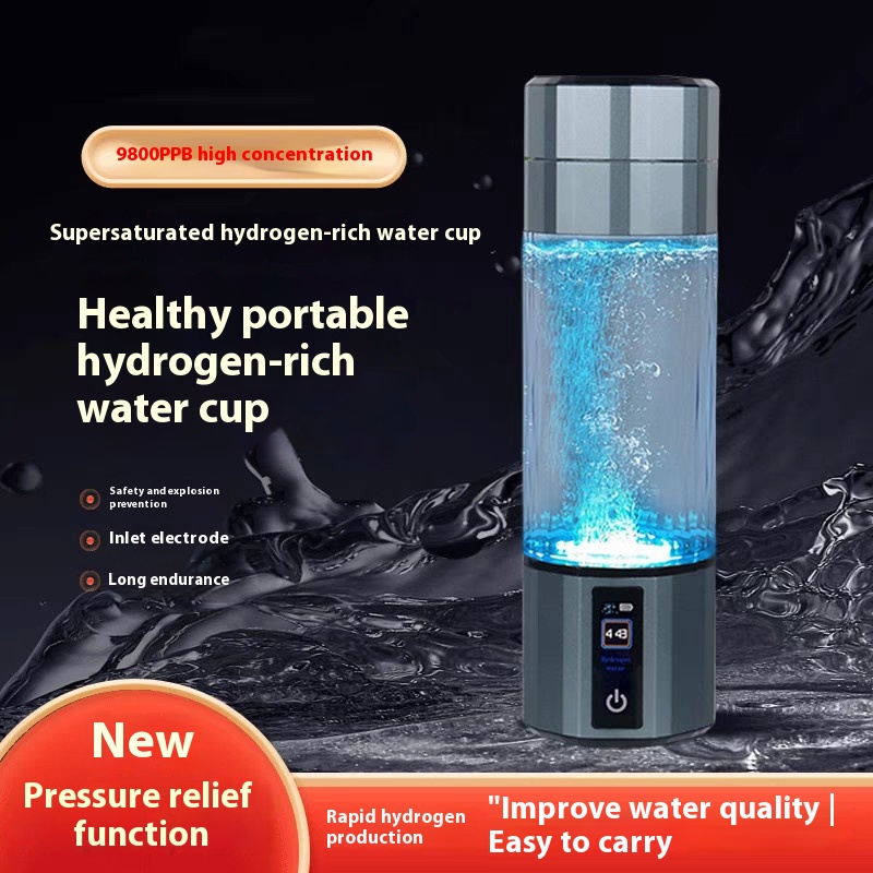 Hurtownia najlepiej sprzedających się SPE PEM USB akumulator przenośny 9800ppb H2 bogaty generator wodoru butelka termos na wodę na prezenty