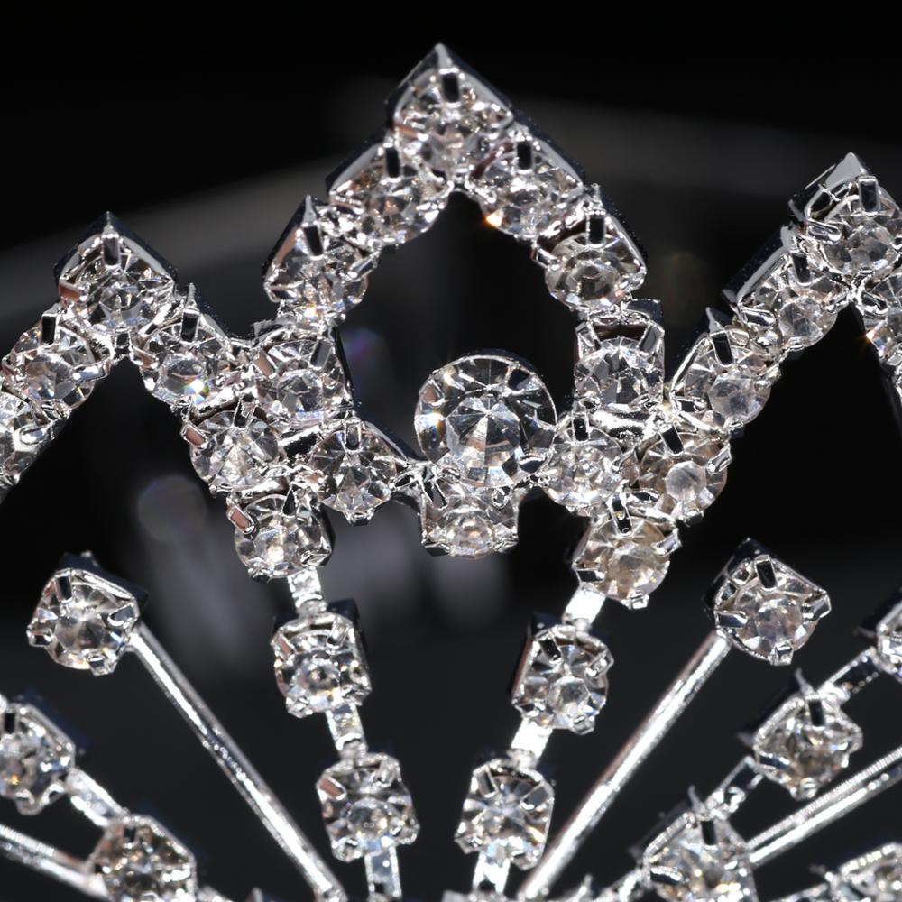 Bride Crown Wedding Bridal Tiaras For Women Party Headdress Crowns Crystal Headband Tiara Wedding Diamond Hair Accessories HG10