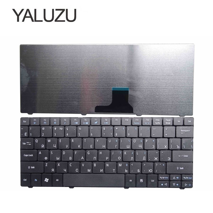 ! Teclado portátil ruso YALUZU para ACER Aspire One 751 751H ZA3 ZA5 715 752 753H 753 722 721 1410 1810T 1810TZ 1830T RU