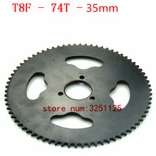 T8F 74 Tooth 74T 35MM Rear chain Sprocket Mini Moto ATV Quad Dirt Pit Pocket Bike Cross 47cc 49cc drive system Parts
