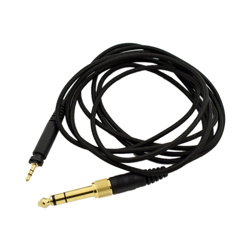 Udskiftning 2m jackstik 6.35mm adapter o kabel til shure srh 440 840 940 til shp 9000 shp 8900 hovedtelefoner: Default Title