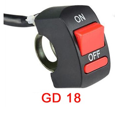 Electric car switch motorcycle modified switch speakers LED headlights electric start flame switc Startup power switch: GD0018