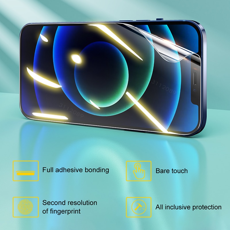 3Pcs Hydrogel Film Screen Protector For iPhone 7 8 Plus 6 6s 12 11 Pro Xs Max Soft Protective Film On iPhone X XR SE 2 Not Glass