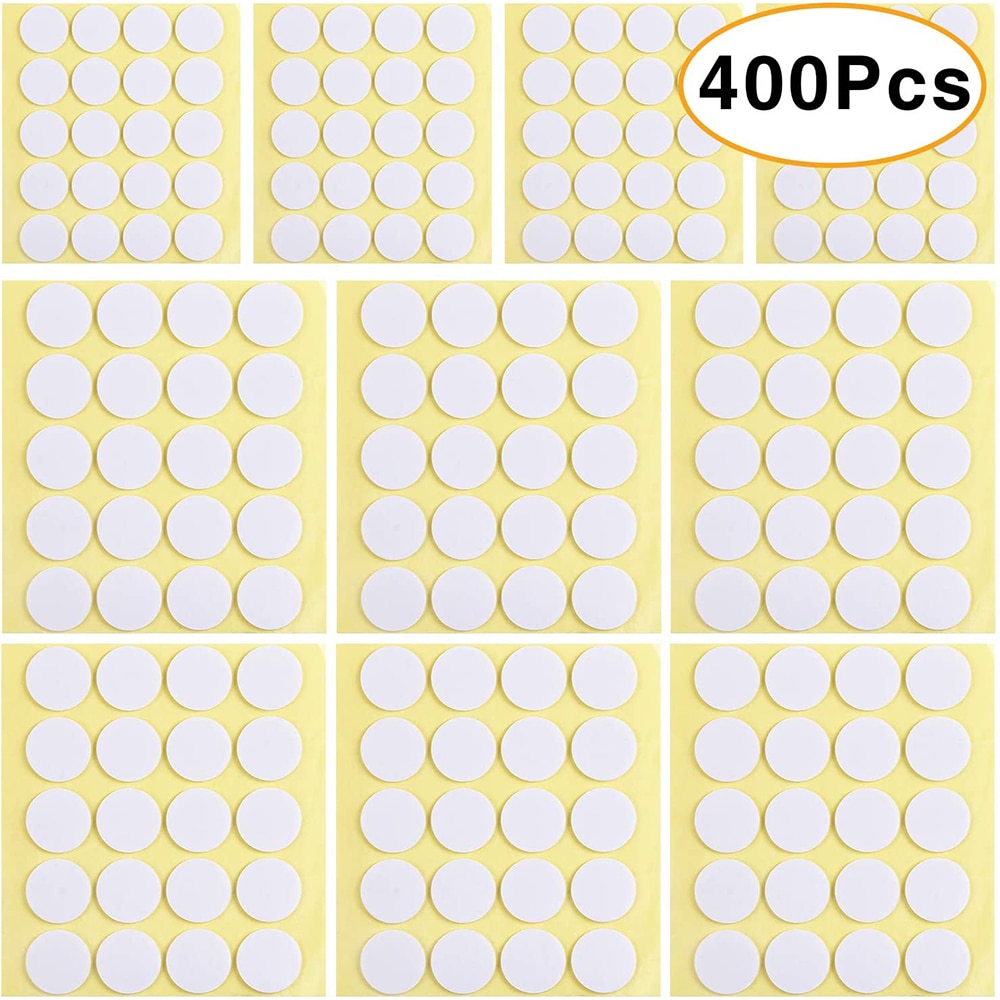 400pcs Candle Wick Stickers Heat Resistance Candle Making Double-Sided Stickers