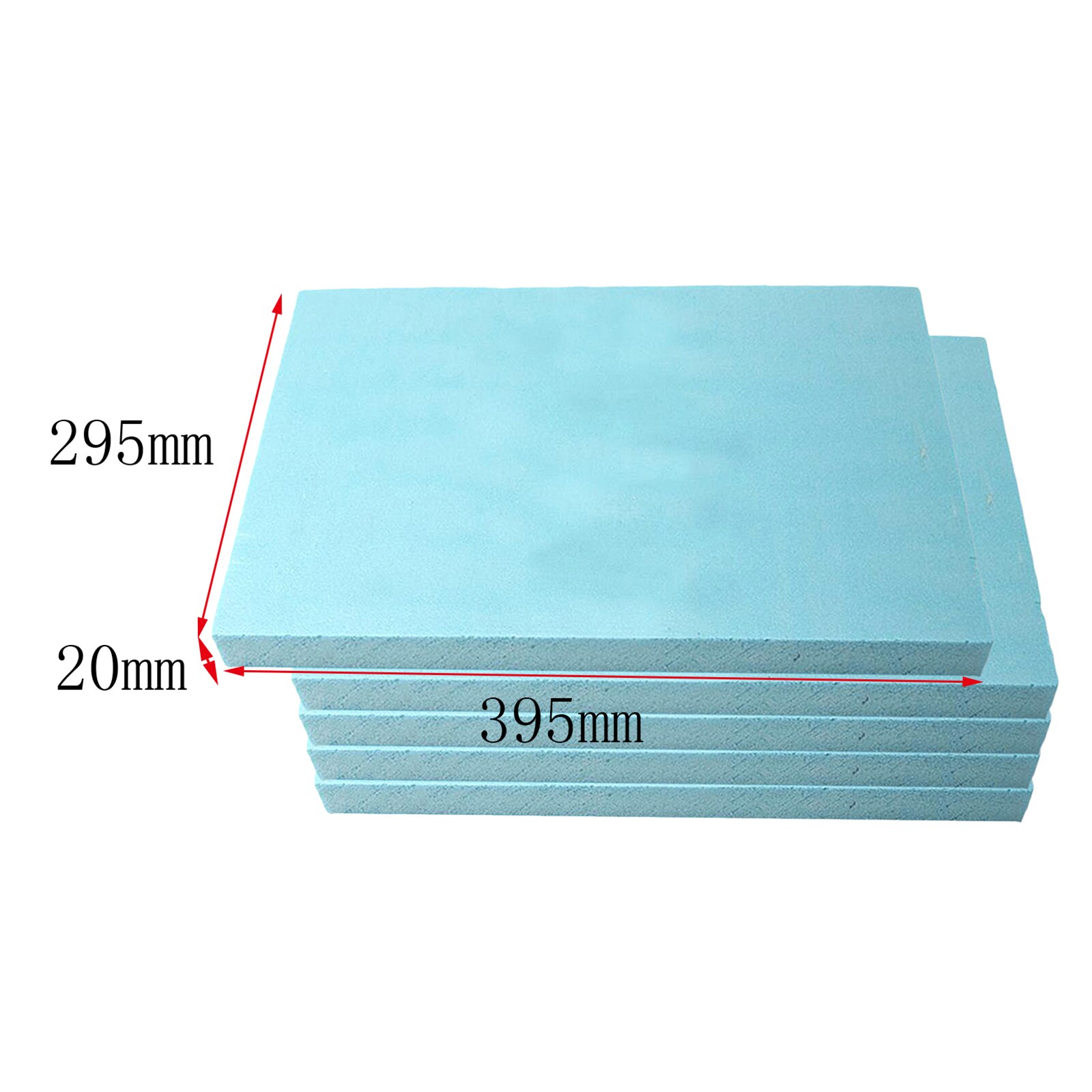 295x395x20mm Craft Foam Sheets Polystyrene Styrofoam Blocks for Modeling DIY