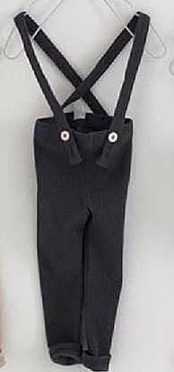 Mono para bebé, ropa de primavera para niña, pantalones de para bebé, peleles acanalados para bebé, ropa para niños, ropa para niños: gray / 9 meses