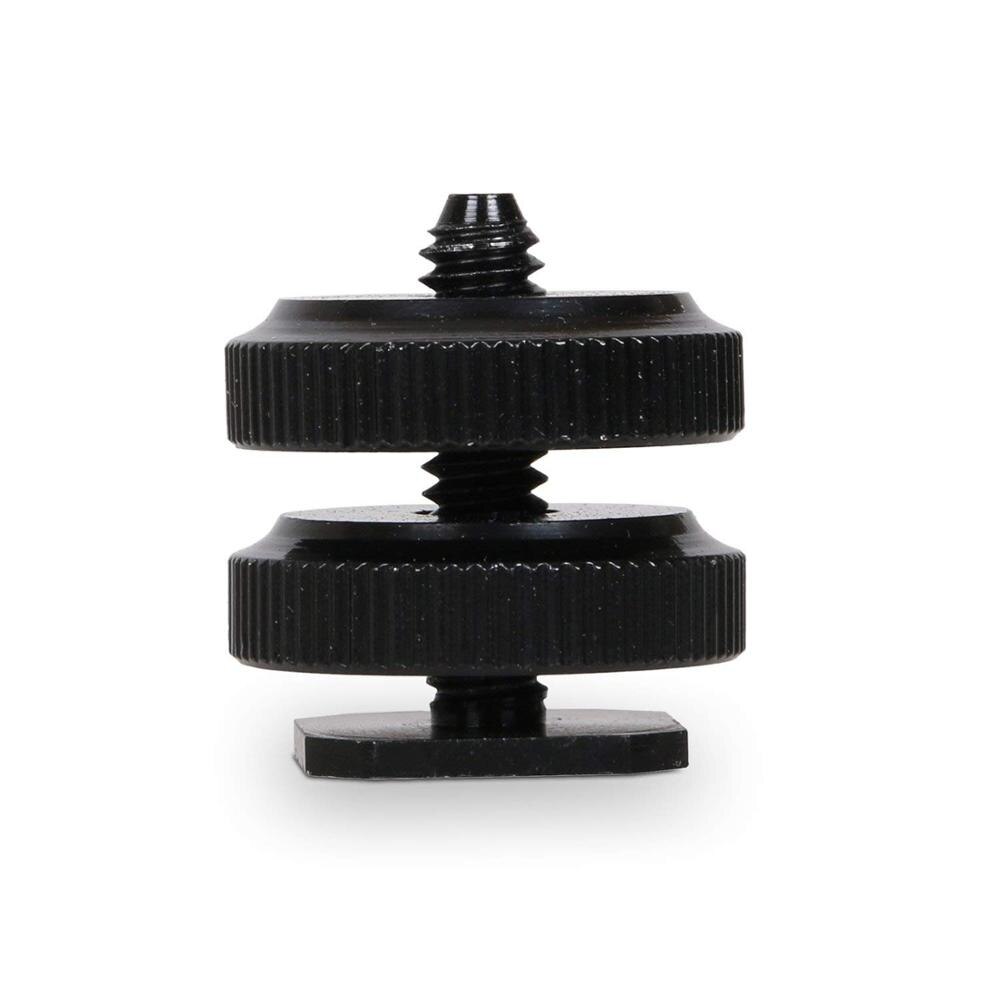 50pcs cheap price Durable Pro 1/4 Camera Mount Adapter for Tripod Screw to Flash Shoe