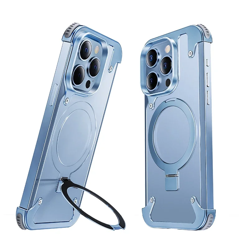 Oatsbasf Magsafe Telefoonhoesje Voor Iphone 13pro/Pro Max W/Vinger Ringhouder Anti-Botsing Lichtgewicht Telefoon Volledige Dekking: Voor Iphone13 Pro(6.1 ") / Black