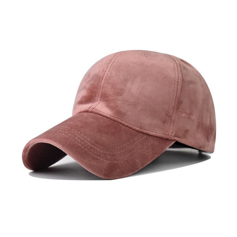 Berretto da Baseball da esterno in velluto a coste liscio rosso vino elegante FS 2022 per uomo donna cappello da viso regolabile Streetwear: Pink Baseball Cap 2