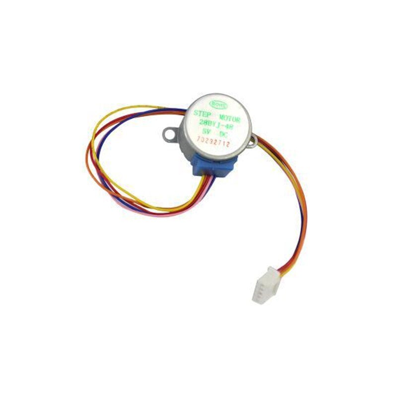 Motor paso a paso de 5 cables, 4 fases, 5V, 28BYJ-48-5V, 5 uds.
