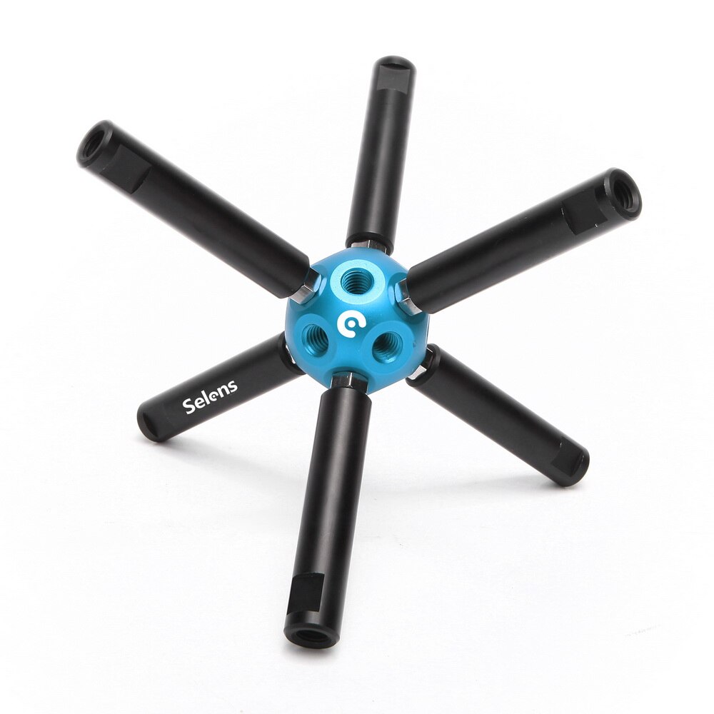 Selens Photography Equipment Multifunctional DIY Magic Ball 3/8 Hole for Studio Tripod Light Stand bracket connect stick: Six Stick