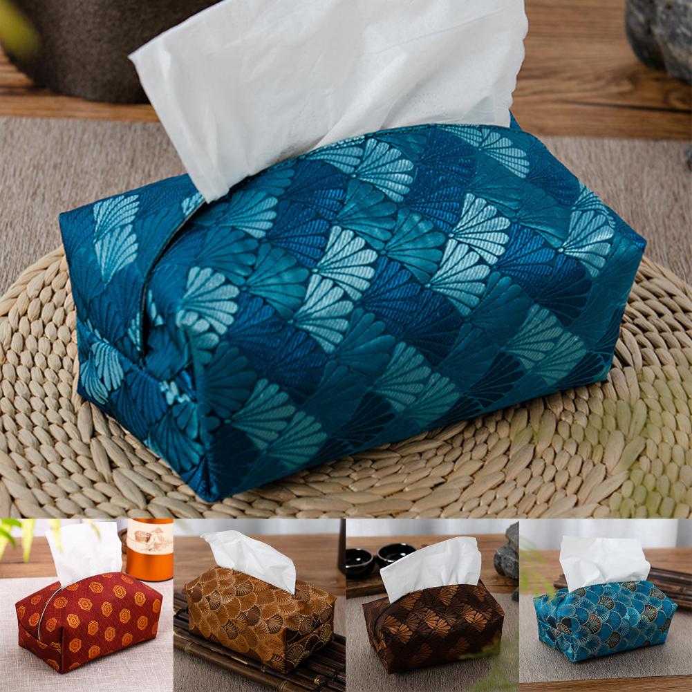Pretty Tissue Storage Bag Wear-resistant Handmade Aesthetic Tissue Holder Pouch Tissue Box Tissue Case