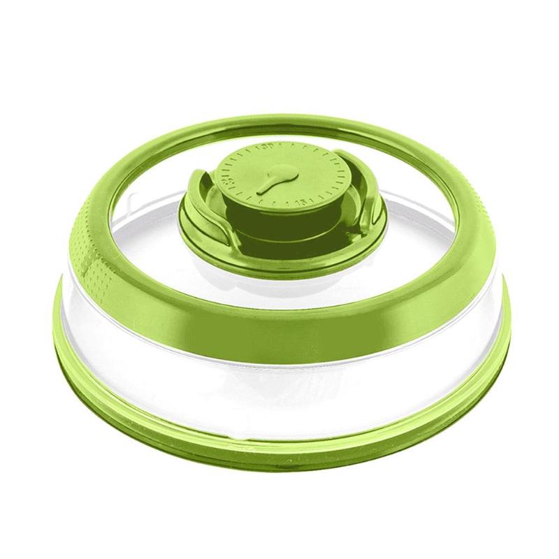 Vacuum food sealer mintiml dæksel vakuum komfur instant food sealer sort dæksel til skåle tallerkener køkken tilbehør: Grøn