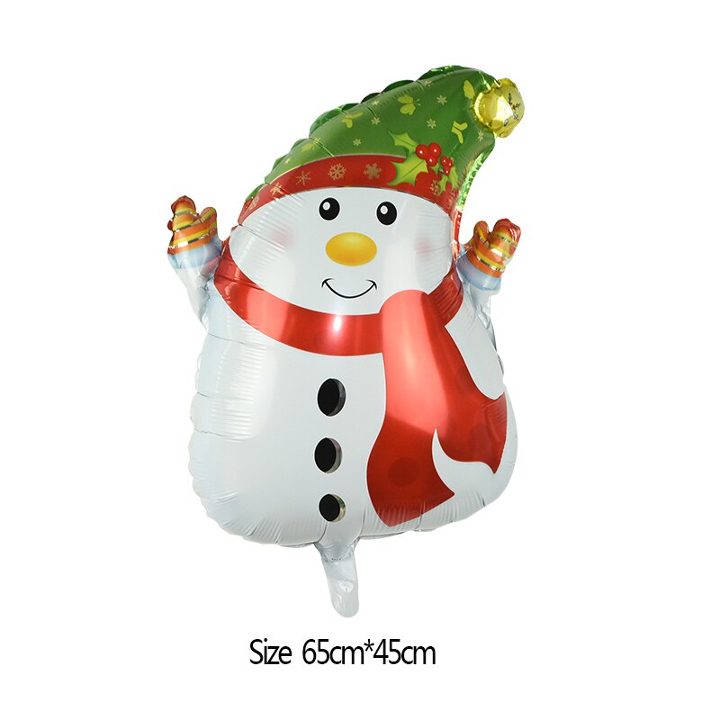 Santa Claus Deer Schneemann Folien-ballone Weihnachten Baum Helium Ballon für Weihnachten Party Dekoration Globals Kinder Spielzeug Neue Jahr Decor: B18