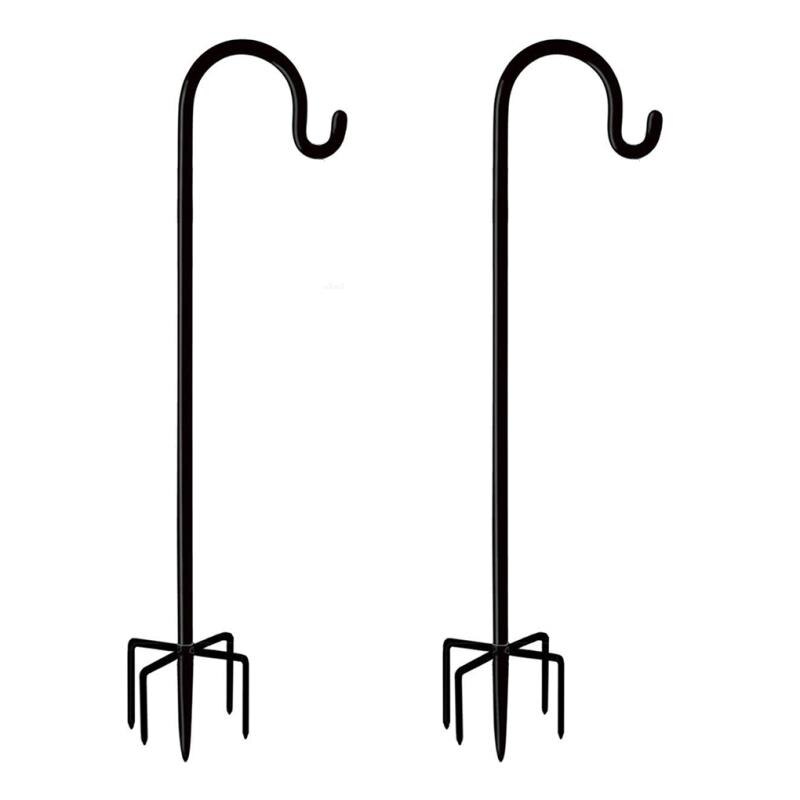 2 Stuks Van Vogel Feeder Haak Beugel Metalen Lantaarn Stand Decoratie Tuin Plant Stand Hanger Tuin Straat Lamp Haak Decoratie