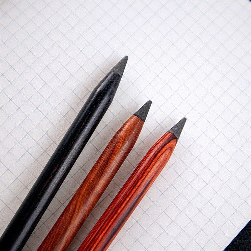 Onbeperkt Schrijven Eeuwige Potlood Houten Zonder Inkt Handtekening Pen Kantoor Eeuwige Briefpapier Potlood Business Supplies Pen