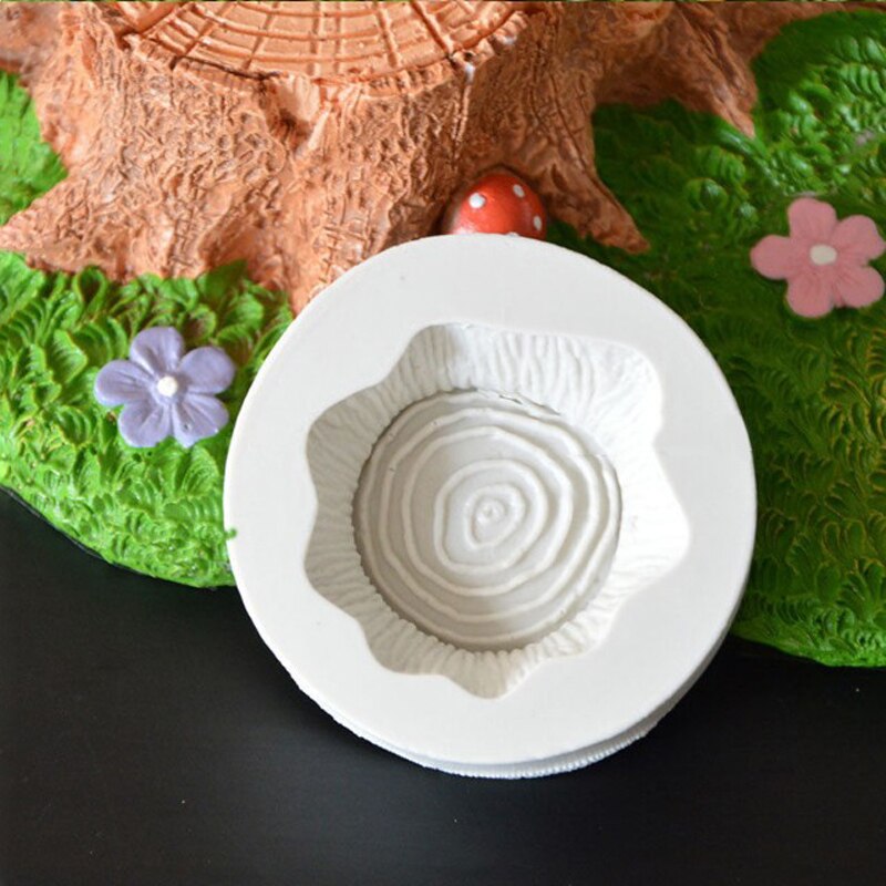 2PCS/ Set Craft Cake Molds Tree Stump DIY Tree Shape Silicone Mold For Fondant Baking Mold Bake Ware Soap Sugar Decoration Tool