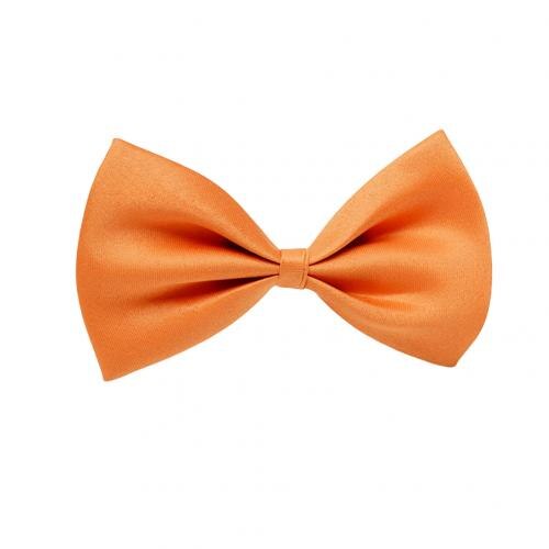 Ensfarvet baby kids slips justerbar slips bowtie fest fotografering rekvisitter jakkesæt slips til baby dreng pige: Orange