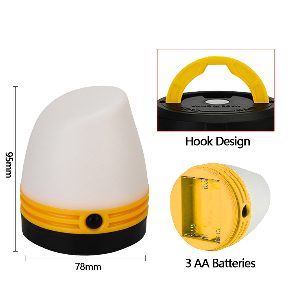LED Camping Lichter draussen Zelte Lampen mit Magnet Basis Tragbare Hängeleuchte Batterie Lampe Notfall Laterne Camping Liefert