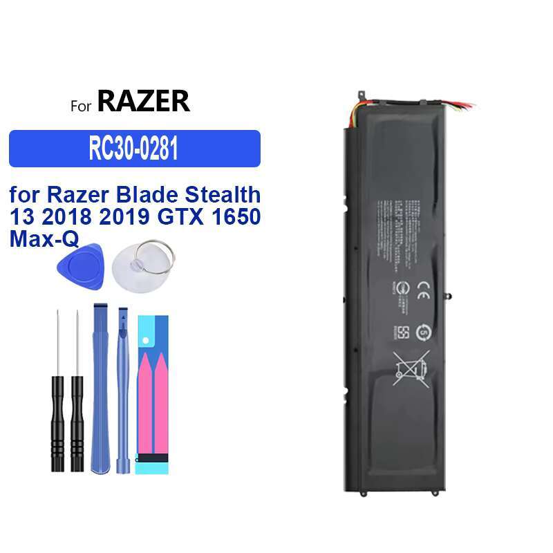 Batería para Razer Blade 15 Base Stealth 15,6 ' RTX 2070 i7 8750H 13 GTX 1650 Max-Q RZ09-03006 RZ09-0330x: GOLD