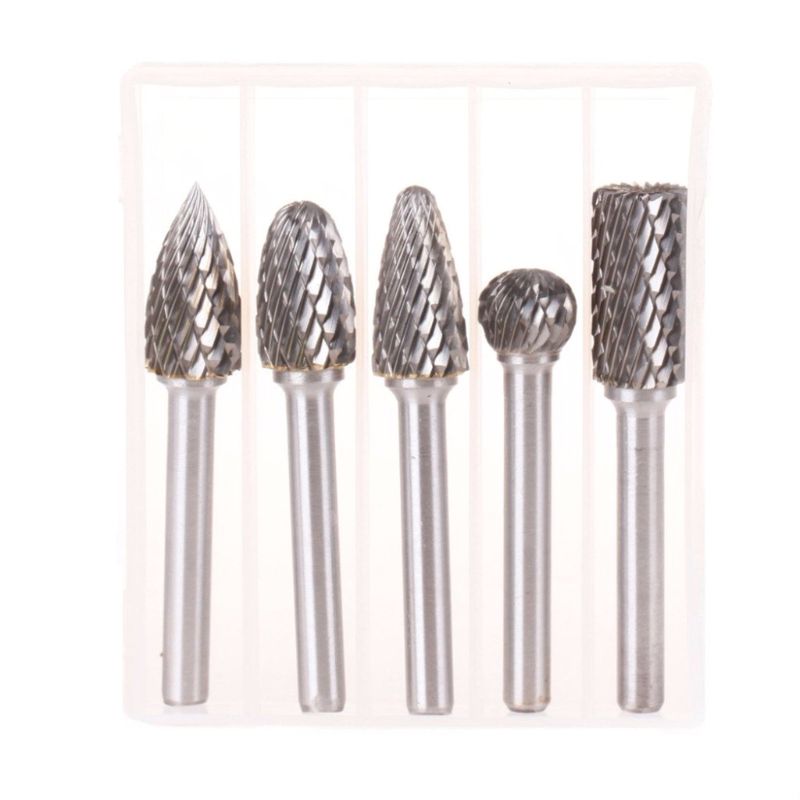 Head Tungsten Carbide Rotary Point Burr Die Grinder 6 Mm Schacht Slijptol Boor Carving Bit