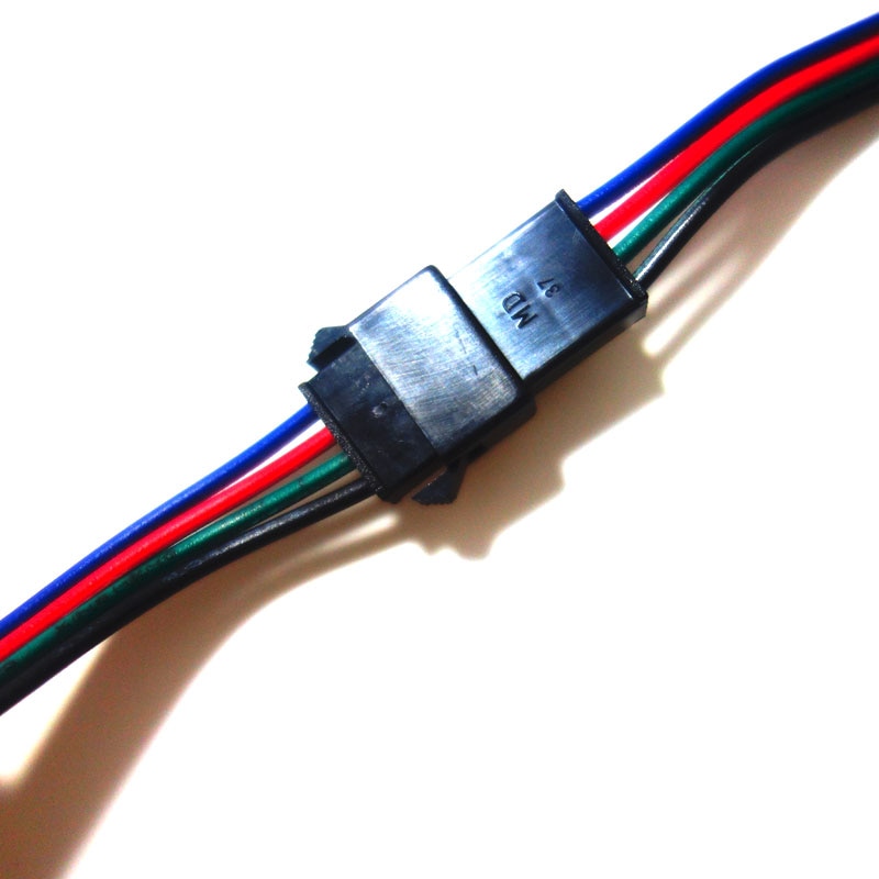100cm 200cm 500cm 3- pinners 4- pinners skjøteledning 22 awg jst sm plugg hann- til hunnkabel